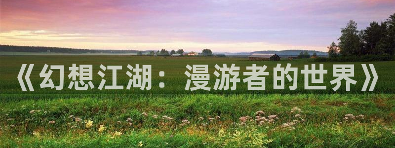 彩虹包子漫画：《幻想江湖：漫游者的世界》